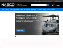 Tablet Screenshot of nascosales.com